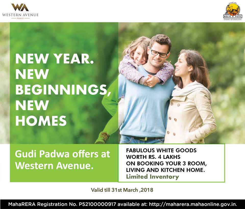 Avail the Gudi Padwa offers at Kolte Patil Western Avenue in Pune Update